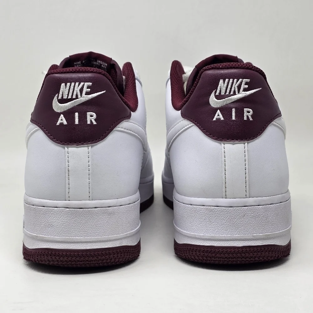 Nike Air Force 1 '07 'White Dark Beetroot' DH7561-106 Men's Shoes Size 13